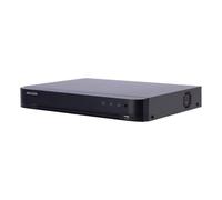 DVR 8 canales 3K Hikvision Pro iDS-7208HQHI-M1/XT Reconocimiento facial y AcuSearch, H.265 Pro+, 10TB, Sonido bidireccional