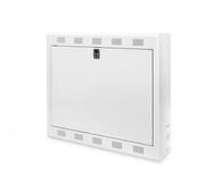 DVR wall mounting cabinet 550x580x160 mm, grey (RAL 7035)