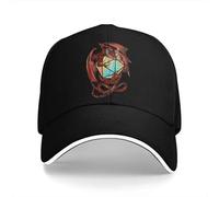 DVRSCVHEN Gorros de papá de Color Puro Sombrero Casual Sun Visor Gorra Dragon of The West Gorra de Pico