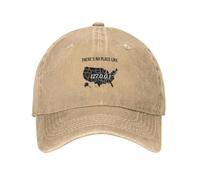 DVRSCVHEN No Hay Lugar como 127.0.0.1 Gorras de béisbol Networking denimers Desgastados Gorras lavadas Actividades Gorra Snapback Ajustable