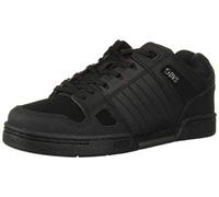 DVS DVF0000233019 Unisex Adulto Zapatillas de Skateboard, Negro (Black Black Leather 019), 44 EU