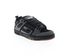 DVS Men's Comanche Charc Black White Nubuck Low Top Sneaker Shoes 7.5