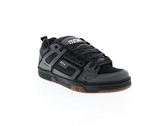 DVS Men's Comanche Charc Black White Nubuck Low Top Sneaker Shoes 7.5