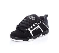 DVS Zapatillas de Skate Comanche para Hombre, Negro/Blanco Nubuck, 38 EU