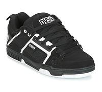 DVS Comanche, Zapatillas de monopatín Unisex Adulto, Noir Black White Nubuck 972, 44 EU