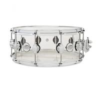 DW Design Series 14" x 6" Seamless Acrylic Snare Drum Clear
