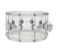 DW Design Series 14" x 8" Seamless Acrylic Snare Drum Clear