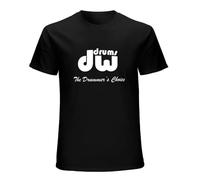 Dw Drums Logo Drummer Choice tee Shirt Tshirt Men's Black M