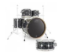 DW Drums Performance Series 5 Piece Shell Pack w/Snare Black Diamond