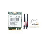 DW1820 QCNFA344A Tarjeta WiFi + Kit de Antenas de 10 DBi 1167 Mbps 2,4G 5Ghz Tarjeta de Red Inalámbrica WIFI5 NGFF M2