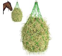 Dwafill Red de Heno para Caballos, Red para Heno - Malla 12,5 x 12,5 cm, Apto para Caballos Grandes, Apto para Pastos, Heno, Red de Heno para Caballos Prime, Ahorra En Costes de Alimentación (Verde)