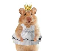 Dwarf Hamster Outfits - Adorable Pet Accessory, Breathable Gerbil Costume, Mini Hamster Dress | for Birthday Party Halloween Christmas Social Gathering Photography Indoor Play Travel Home