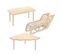 Dwarf Hamster Playground - Multi Level Exercise Habitat for Rodents | Natural Wood Construction with Climbing, Platforms and Play Accessories, Wooden Small Pet Activity Gym Indoor Enrichment for Home