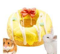 Dwarf Hamster Teething - Cake Shaped Natural Chews For Small Animals, Bunny Teeth Care Toys For Hamsters, Guinea Pigs | Chinchillas, Safe Handmade Chew Treats For Digestion, Exercise, Enrichment