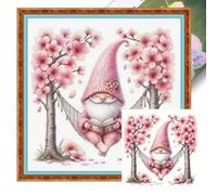 Dwarf - Kit de bordado con números 11 CT DIY creativo decoración de pared para el hogar regalo