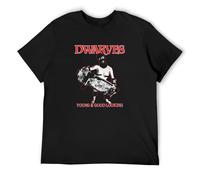 Dwarves Young Good Looking Men's Cotton T-Shirt Black Shirt Top tee M