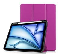 DWaybox Funda Folio Inteligente para iPad Air 11-Pulgadas (M4) 2026 Modelo A3460, Antigolpes con Soporte, Ranura para Lápiz y Reposo/Activación Automática, TPU Mate -Púrpura