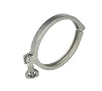 DWBPGVUN Abrazadera triple de 119 mm de acero inoxidable O/D 304 para lácteos caseros