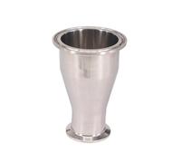 DWBPGVUN Fit Tube O.D 63mm-38mm Tri Clamp 6.3 cm-3.8 cm Virola O.D 77.5-50.5mm 304 acero inoxidable 304 reductor de montaje de tubería