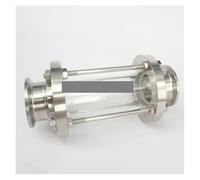 DWBPGVUN Fit Tube OD 19 mm Tri Clamp 3.8 cm 304 accesorio de acero inoxidable Flujo Mira Vidrio para Homebrew
