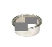 DWBPGVUN Se adapta a tubos de 89 mm de diámetro exterior x 3.5 pulgadas, abrazadera triple de 106 mm O/D x 40 mm de altura, montaje de tubería de soldadura de acero inoxidable 304