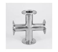 DWBPGVUN Tubo de 3/10.2 cm 19 mm OD x 3.8 cm Tri Clamp Cross 4 Ways Splitter SUS 304 Acero Inoxidable Homebrew Beer Wine