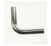 DWBPGVUN Tubo de acero inoxidable 304 de 45 mm O/D con soldadura de 90 grados, tubo recto, longitud de 100 mm