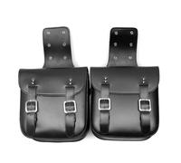 DWBXRRQS Bolsa Moto Asiento Trasero Compatible con 2 Bolsas para Sillín De Motocicleta, Bolsa De Almacenamiento De Equipaje Impermeable, Bolsa De Herramientas para Alforjas, Bolsas Laterales