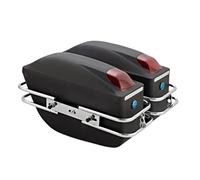 DWBXRRQS Bolsa Moto Asiento Trasero Compatible con Suzuki 2 Alforjas Rígidas para Motocicleta, Alforjas Laterales para Baúl, Baúles, Equipaje, Depósito, Bolsa De Herramientas, Bolsas De Equipaje