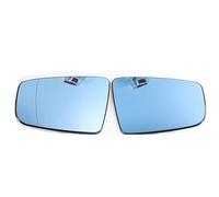 DWBXRRQS Vidrio Espejo retrovisor Compatible con Buick para Lacrosse 2009-2015 Accesorios para Coche Espejos Retrovisores Laterales Lentes Cristal Blanco Y Azul con Calefacción