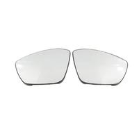 DWBXRRQS Vidrio Espejo retrovisor Compatible con Citroen para C3 para MK3 2016 Espejo Retrovisor Coche con Calefacción Lente Espejo Lateral Puerta Coche Lente Espejo Retrovisor
