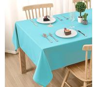 DWCN Mantel de Agua para Exteriores, Resistente a la Intemperie, 140 x 220 cm, protección Antimanchas, Lavable, Impermeable, Lavable, Impermeable, para Comedor, jardín, Fiesta, Boda o hogar