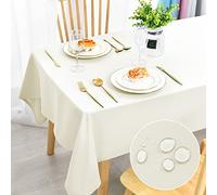 DWCN Mantel de champán, Antimanchas, Lavable, Impermeable, para Comedor, jardín, Fiesta, Bodas o hogar, 140 x 220 cm