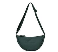 DWDC Bolso bandolera, bolso de hombro para mujer, pequeño, de nailon, media luna, suave, informal, bolso cruzado, bolso de pecho, bolso bandolera
