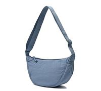 DWDC Bolso bandolera, bolso de hombro para mujer, pequeño, de nailon, media luna, suave, informal, bolso cruzado, bolso de pecho, bolso bandolera