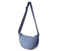 DWDC Bolso bandolera, bolso de hombro para mujer, pequeño, de nailon, media luna, suave, informal, bolso cruzado, bolso de pecho, bolso bandolera