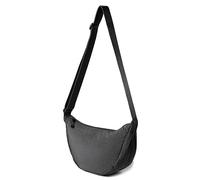 DWDC Bolso bandolera, bolso de hombro para mujer, pequeño, de nailon, media luna, suave, informal, bolso cruzado, bolso de pecho, bolso bandolera
