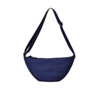 DWDC Bolso bandolera, bolso de hombro para mujer, pequeño, de nailon, media luna, suave, informal, bolso cruzado, bolso de pecho, bolso bandolera