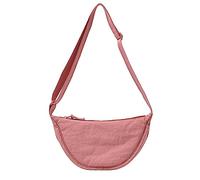DWDC Bolso bandolera, bolso de hombro para mujer, pequeño, de nailon, media luna, suave, informal, bolso cruzado, bolso de pecho, bolso bandolera