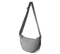 DWDC Bolso Bandolera de Hombro para Mujer, Pequeño, de Nailon, Media Luna, Suave, Informal, Cruzado, de Pecho