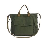 DWDC Bolso de mano de lona, bolso cruzado de lona informal para hombres y mujeres, bolsos de hombro de lona con múltiples bolsillos para la escuela, compras, viajes de trabajo