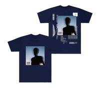 DWDKJU Daniel Caesar Case Study 01 Camiseta, Fanáticos De La Música Estampada Moderna Ligera De Manga Corta para Uso Diario Street Shirts,Azul,XXL