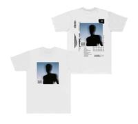 DWDKJU Daniel Caesar Case Study 01 Camiseta, Fanáticos De La Música Estampada Moderna Ligera De Manga Corta para Uso Diario Street Shirts,Blanca,S