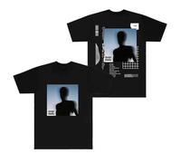 DWDKJU Daniel Caesar Case Study 01 Camiseta, Fanáticos De La Música Estampada Moderna Ligera De Manga Corta para Uso Diario Street Shirts,Negro,XXL