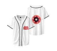 DWDKJU Nina Chuba 2025 Camiseta, Fanáticos De La Música Estampada Moderna Ligera De Manga Corta para Uso Diario Street Shirts,Blanca,M