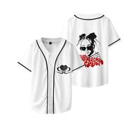 DWDKJU Nina Chuba 2025 Camiseta, Fanáticos De La Música Estampada Moderna Ligera De Manga Corta para Uso Diario Street Shirts,Blanca,XXS