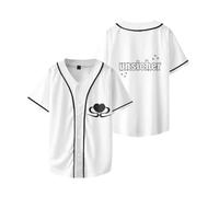 DWDKJU Nina Chuba Unsicher 2025 Camiseta, Fanáticos De La Música Estampada Moderna Ligera De Manga Corta para Uso Diario Street Shirts,Blanca,XS