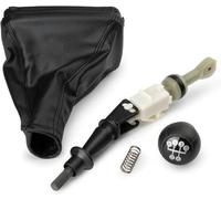 DWdong - Pomo de Palanca de Cambios para Coche, de Cuero, para Cambio de Marchas para Opel para Corsa C 93382834 Palanca de Cambios de Balonmano
