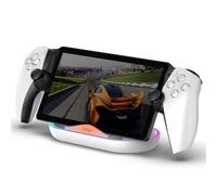 Dwdzey Cargador Portátil con Conector USB Tipo C para PS5 Portal, con 14 Efectos de Iluminación RGB y Indicador de Carga