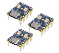 DWEII 3 conectores USB-C RP2040-Zero RP2040 compatibles con Raspberry Pi Microcontrolador PICO módulo de placa de desarrollo de doble núcleo Cortex M0+ procesador 2 MB Flash compatible con C/C++